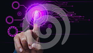 Tap into the future of data control with an advanced digital interface.