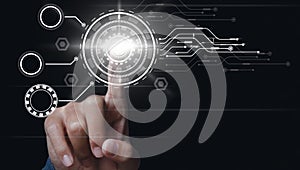 Tap into the future of data control with an advanced digital interface.