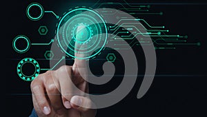 Tap into the future of data control with an advanced digital interface.