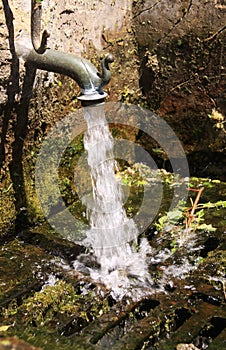 Tap with running water