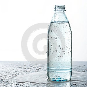 Tap Water isolated on white background photo