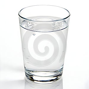 Tap water isolated on white