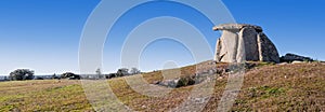 Tapadao dolmen in Crato, the second biggest in Portugal