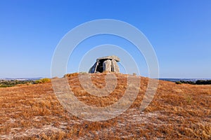 Tapadao dolmen in Crato, the second biggest in Portugal.