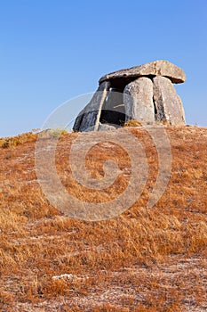 Tapadao dolmen in Crato, the second biggest in Portugal.