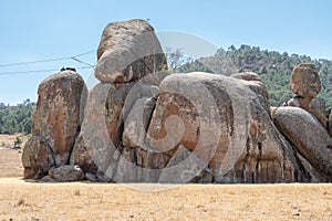 Giant rocks in Tapalpa Jalisco. photo
