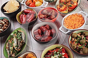 Tapas, antipasto or mezze