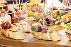 Tapas or antipasto starters