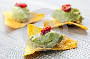 Tapas and guacamole photo