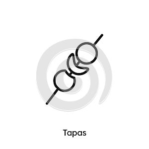 Tapas icon vector. tapas icon vector symbol illustration. Modern simple vector icon for your design.