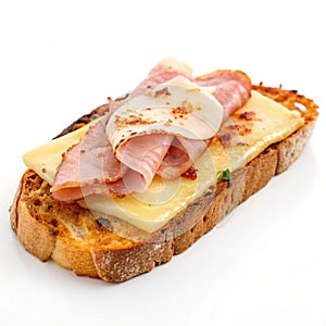 Tapas Toast with Ham and Cheese