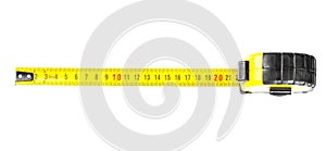 Tape measure in centimeters