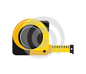 Tape measure icon. vector