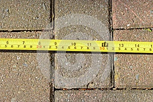 A Tape Measure In Inches And Centimeters photo