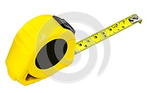 Tape measure isolated on white