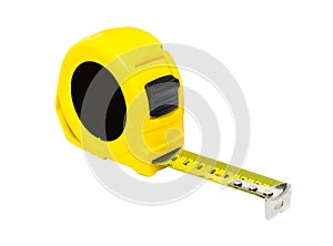 Tape measure isolated on white