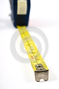 Tape measure isolated on white