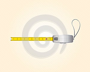 Tape measure length in centimeters