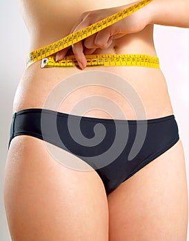 Tape measure for waist measuring