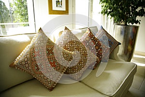 Tapestry cushions