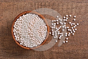 Tapioca pearls bowl