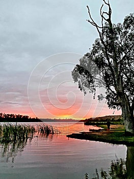 Tapoo Lagoon Sunset, Caurnamont, Murray Riverlands