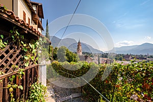 The Tappeiner Promenade in Merano Italy offers great city views