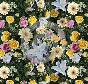 Tappeto di fiori photo