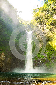 Tappia water falls near Batad rice terraces in Banaue - Philippines