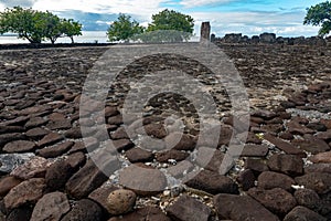 Taputapuatea Marae of Raiatea French polynesia Unesco archeological site