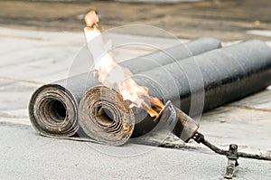 Catrame copertura sentito l'obiettivo un ventilatore 