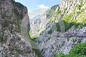 Tara river canyon in Montenegro horisontal
