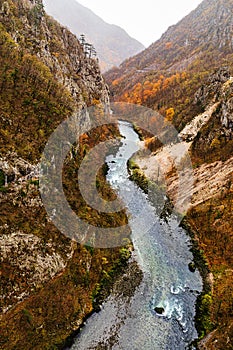 The Tara is a river in Montenegro and Bosnia and Herzegovina taken from the bridge