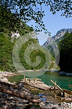 Tara river, Montenegro, Crna Gora photo