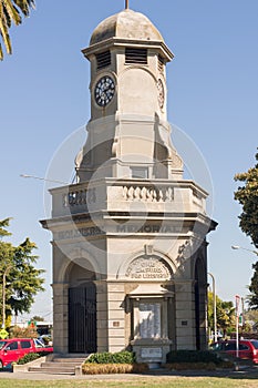 Taradale Memorial Clock Tower New Zealand