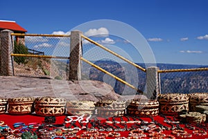 Tarahumara made souvenirs sold in the Copper Canyons, Chihuahua photo