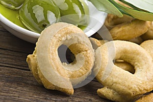 Taralli biscuit photo