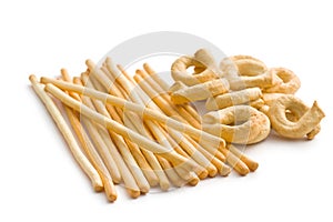 Tarallini bread and grissini sticks