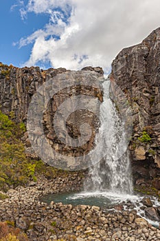 Taranaki Falls in New Zealand