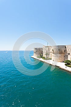 Taranto, Apulia - The old stronghold at the coastline of Taranto