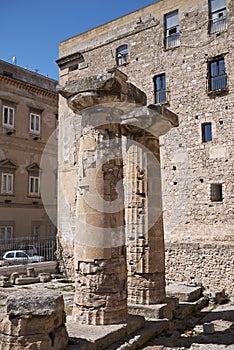 View of the Temple of Poseidon