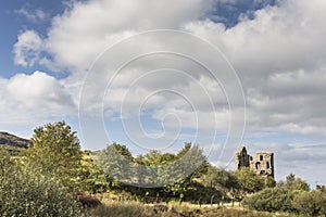 Tarbert Castle in Argyll, Scotland.