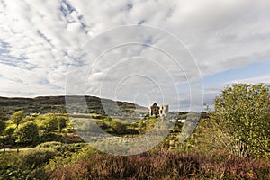 Tarbert Castle in Argyll, Scotland.