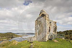 Tarbert Castle in West Argyll. photo