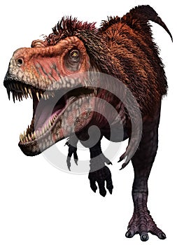 Tarbosaurus 3D illustration