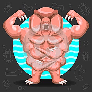 Tardigrade Water Bear illustration