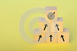 Target Achieved: Arrow Hitting the Center of the Bullseye