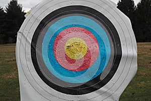 This is a target for the archers to shoot their arrows.