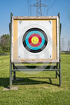 Target at an archery range