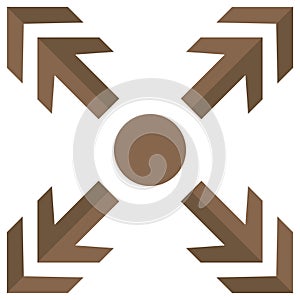 Target arrow Isolated Vector icon which can easily modify or edit